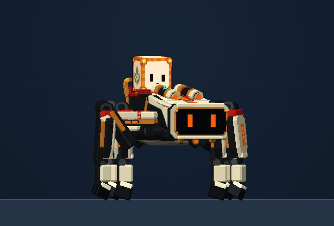 Cube riding the armored Silkdrake
